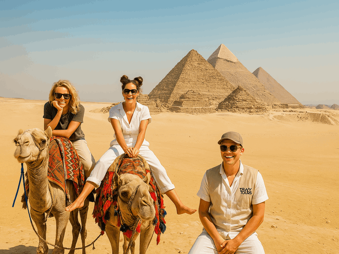 Excursion en camello por las pirámides